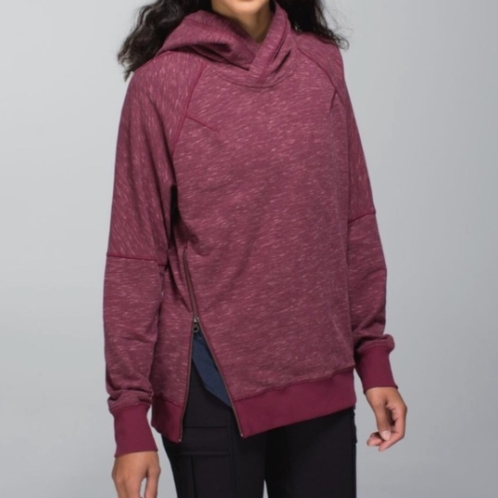 Red Lululemon Hoodie Sweatshirt M Medium